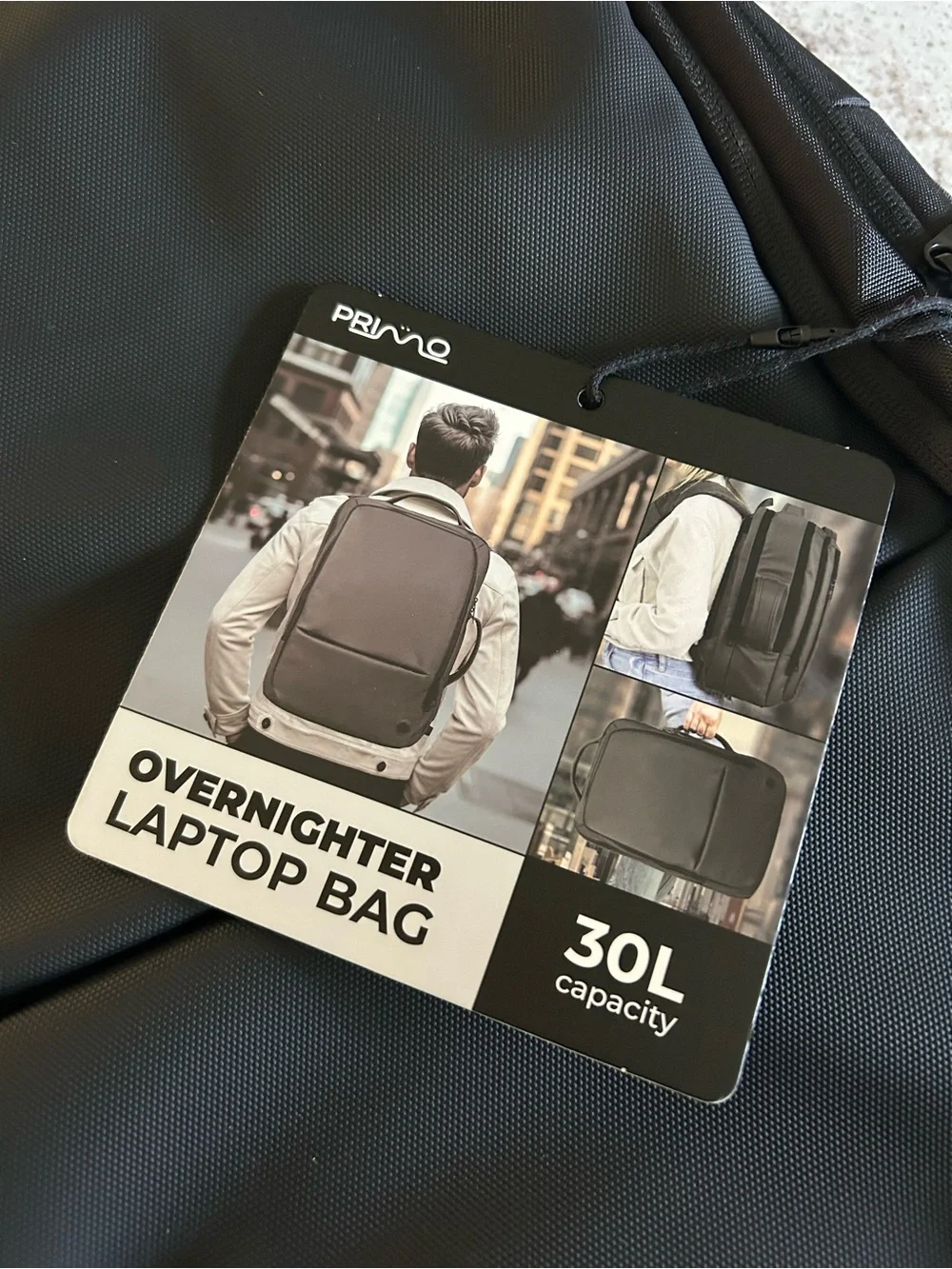 NWT Primo Overnighter Men’s Laptop Bag, 30L Capacity